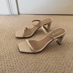 ALOHAS Cannes Heeled Sandal - Beige - Size 39 (US 8.5)